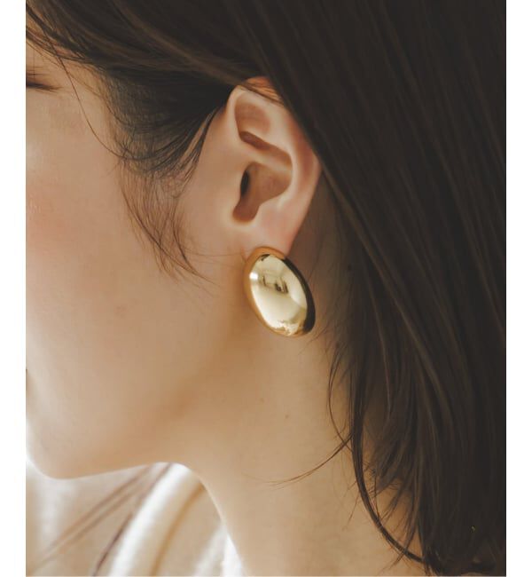NOBLE「《追加2》PETIT MOMENTS/プティモーメント Oval Stud Earrings」|ピアス|