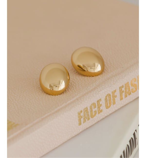 NOBLE「《追加2》PETIT MOMENTS/プティモーメント Oval Stud Earrings」|ピアス|