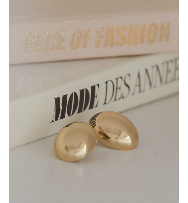 NOBLE「《追加2》PETIT MOMENTS/プティモーメント Oval Stud Earrings」|ピアス|