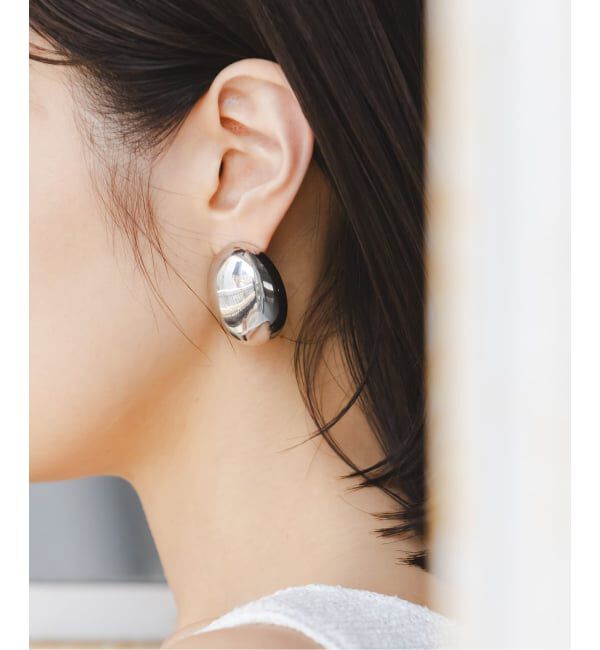 NOBLE「《追加2》PETIT MOMENTS/プティモーメント Oval Stud Earrings」|ピアス|