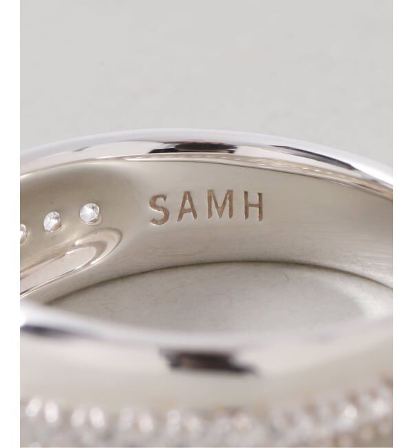Spick and Span「【SAMH by LILAS】ホワイトトパーズラインリング SV」|リング|