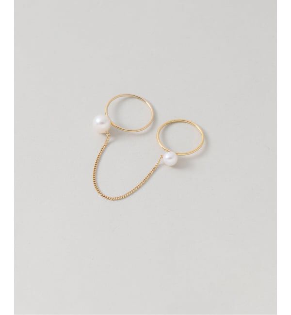 U by SPICK&SPAN「jour couture / ジュール クチュール パールチェーンリング」|リング|
