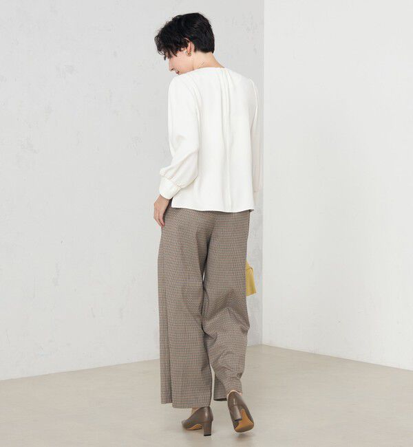 NOLLEY'S「《セットアップ対応》ストレッチツイルワイドパンツ」|その他|
