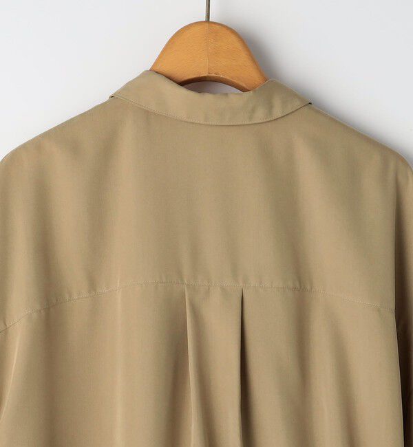 NOLLEY'S「《セットアップ対応》ウォッシャブルサンドウォッシュシャツ」|シャツ・ブラウス|