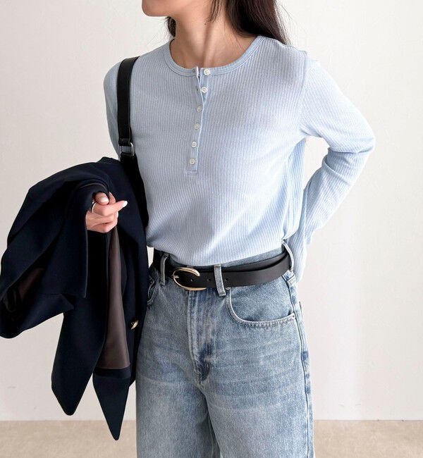 fredy emue「シアーテレコヘンリーネックプルオーバー」|Tシャツ・カットソー|