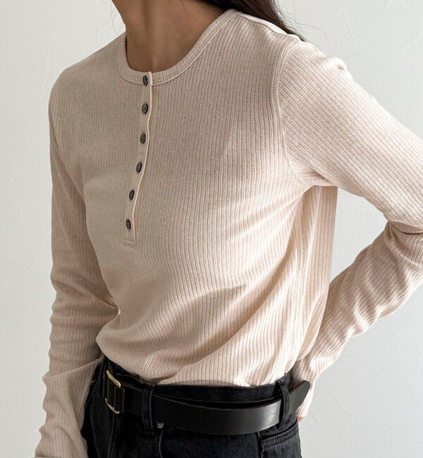 fredy emue「シアーテレコヘンリーネックプルオーバー」|Tシャツ・カットソー|
