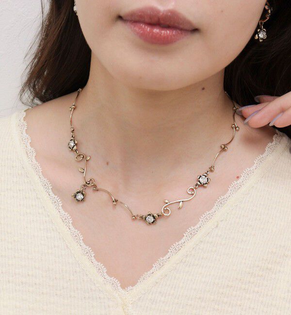 fredy emue「アンティークモチーフアジャストネックレス」|ネックレス|