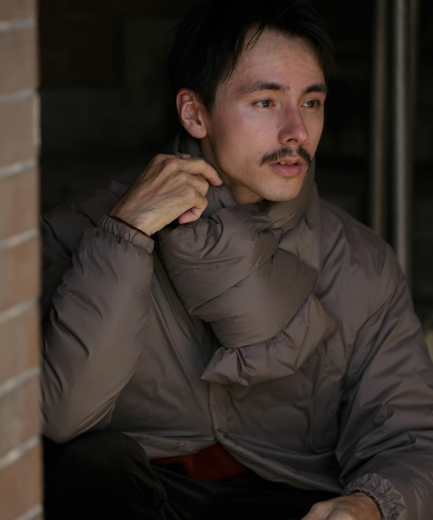 URBAN RESEARCH DOORS「『別注』NANGA&times;DOORS　DOWN MUFFLER」|マフラー|