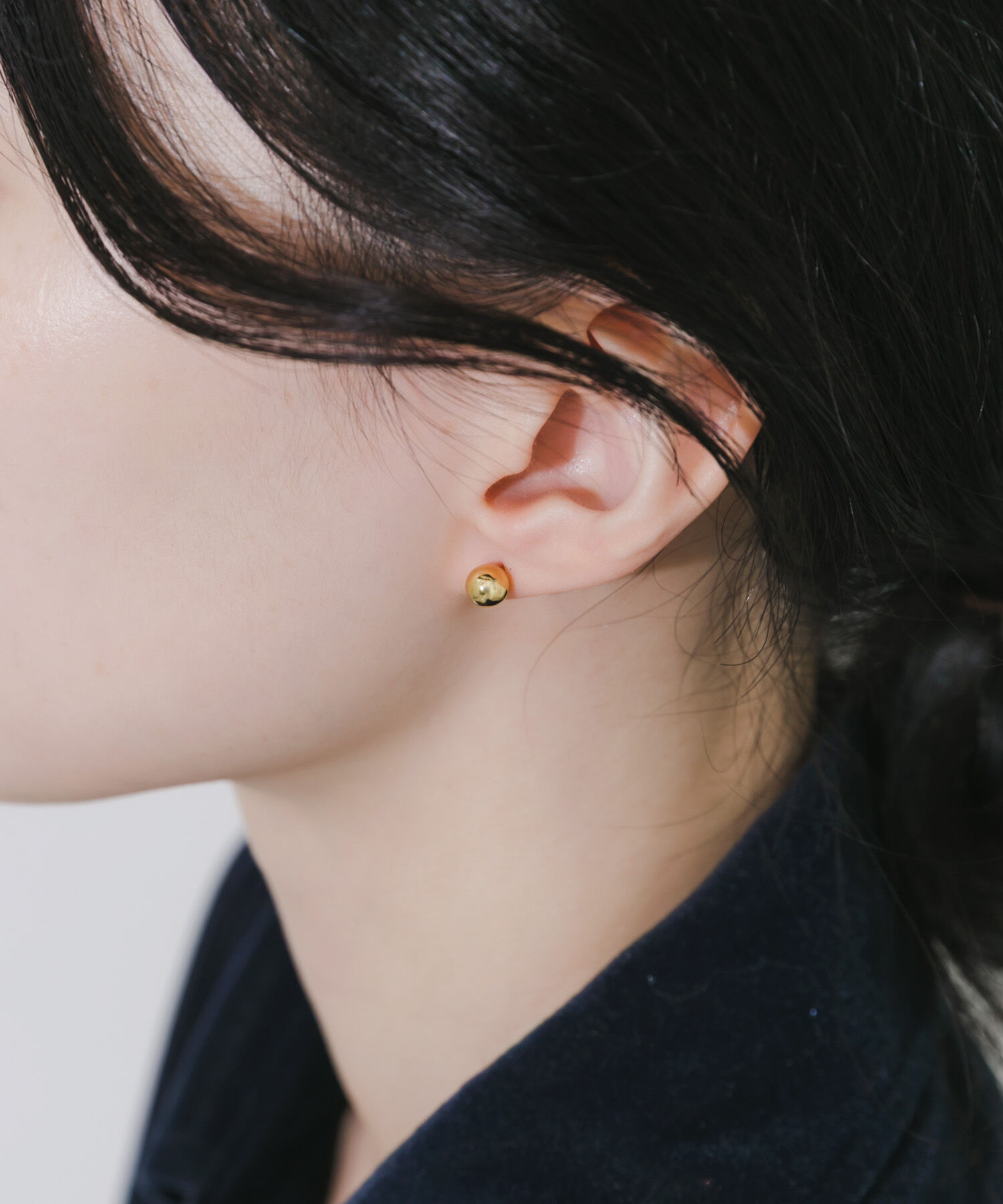 SMELLY「ステンレスミニフープセットピアス」|ピアス|