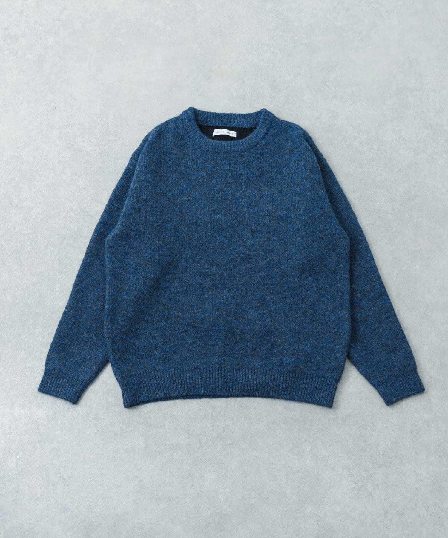 URBAN RESEARCH「W face Knit Pullover」|ニット・セーター|ブルー