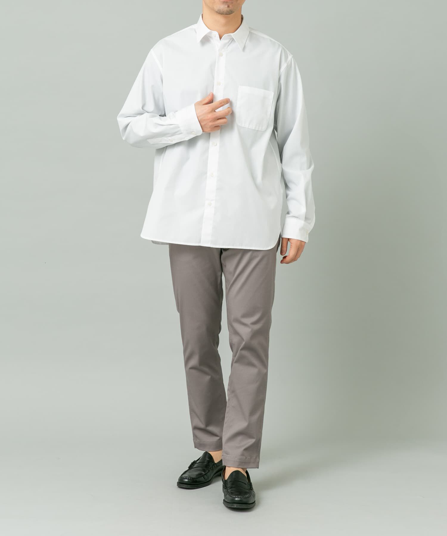 URBAN RESEARCH ROSSO「『防シワ/防臭』アーバンリラックスブロードシャツ」|シャツ・ブラウス|
