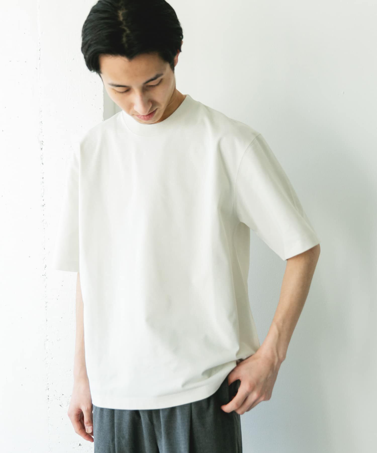 URBAN RESEARCH DOORS「『吸水速乾/防ｼﾜ/抗ﾋﾟﾘﾝｸﾞ/UVｶｯﾄ/ｲｰｼﾞｰｹｱ』DRYMIX20sﾌﾟ 」|Tシャツ・カットソー|