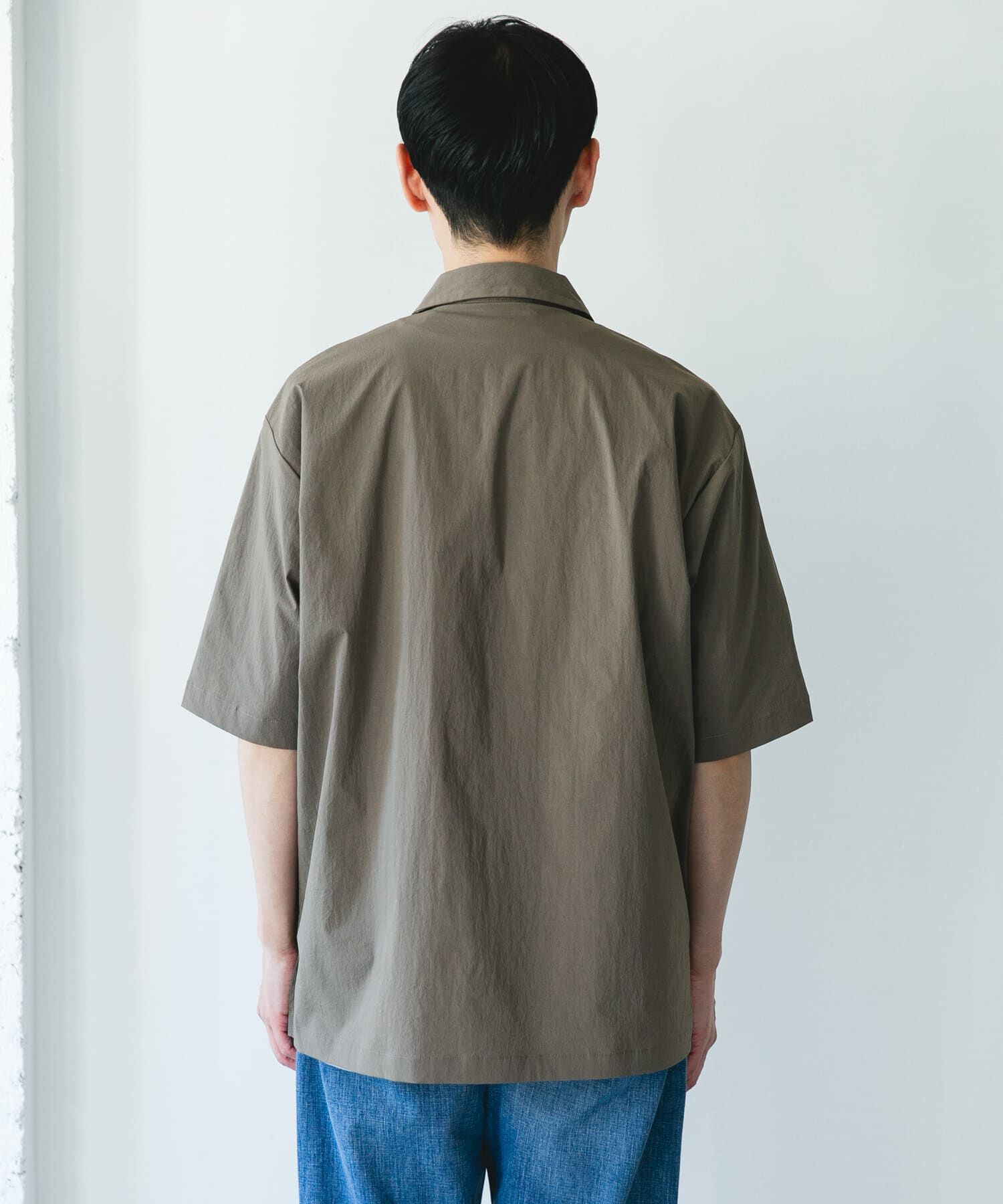 URBAN RESEARCH DOORS「『UVｶｯﾄ/接触冷感/吸水速乾』ｽﾄﾚｯﾁｸﾛｽ ﾋﾞｯｸﾞﾎﾟｹｯﾄ  」|シャツ・ブラウス|