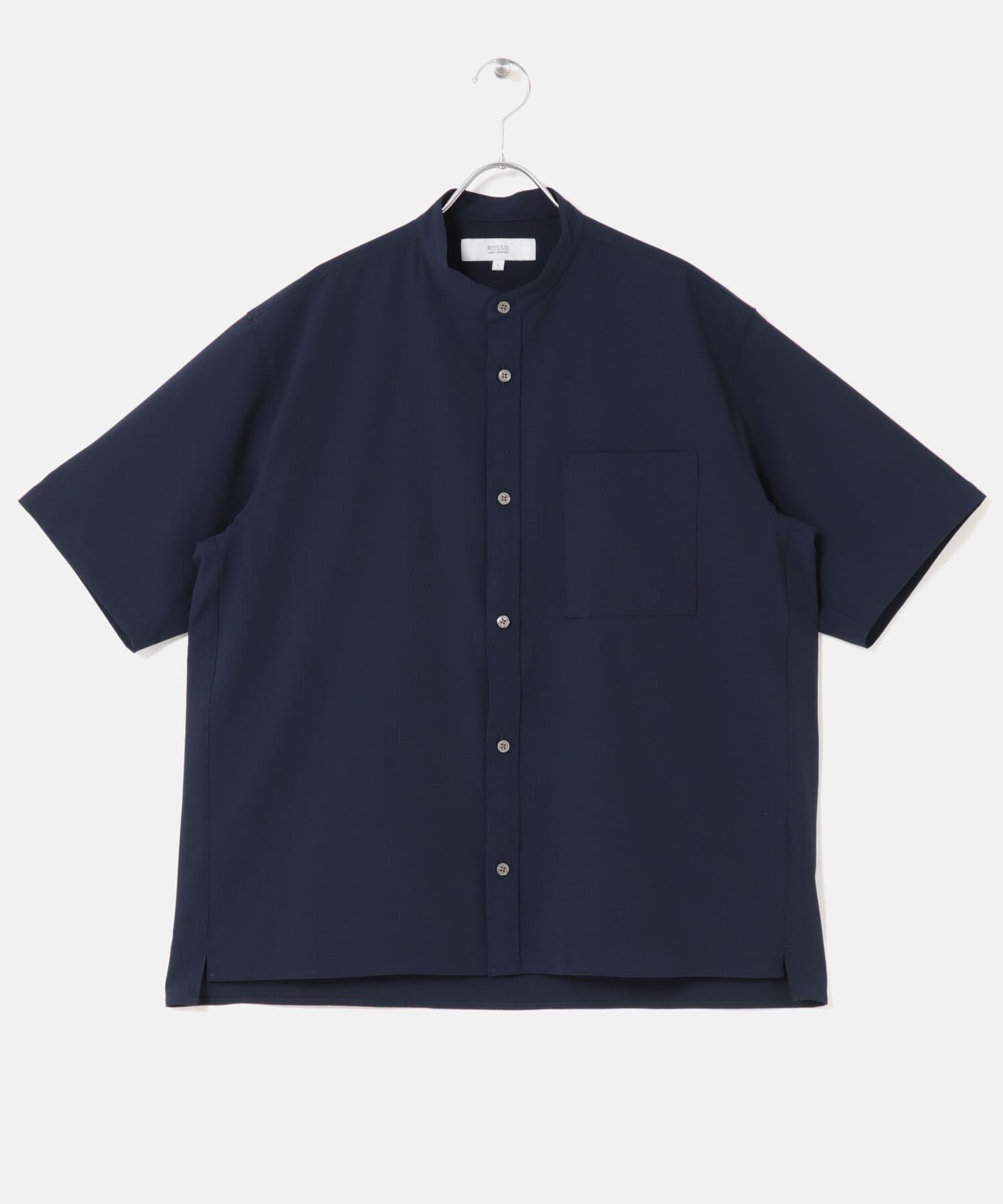 URBAN RESEARCH ROSSO「『WEB限定』『XLサイズあり』『吸水速乾』Air Stretch バンドカラーシャツ」|シャツ・ブラウス|