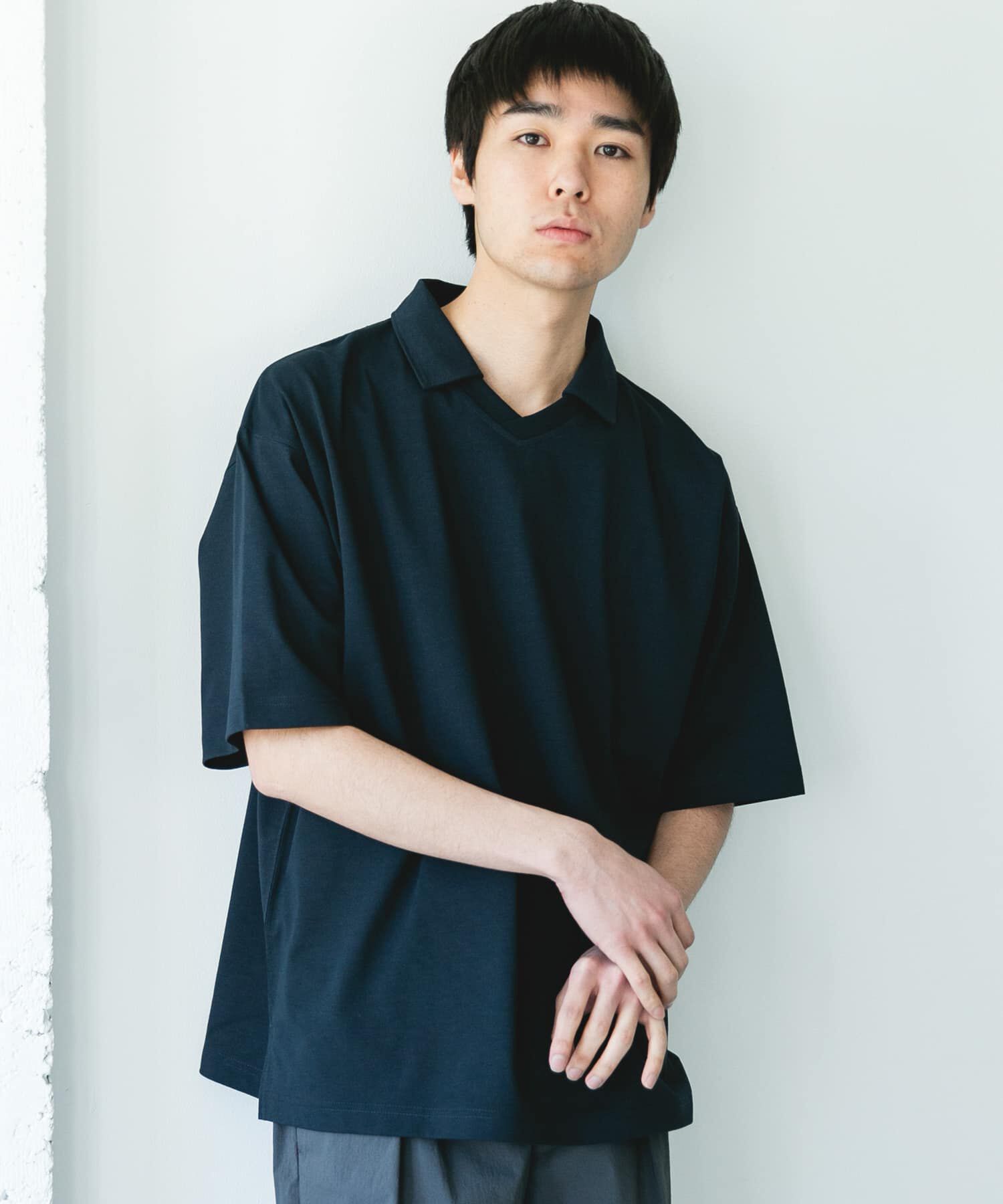 URBAN RESEARCH DOORS「『吸水速乾/防ｼﾜ/抗ﾋﾟﾘﾝｸﾞ/UVｶｯﾄ/ｲｰｼﾞｰｹｱ』DRYMIX Vﾈｯ  」|Tシャツ・カットソー|