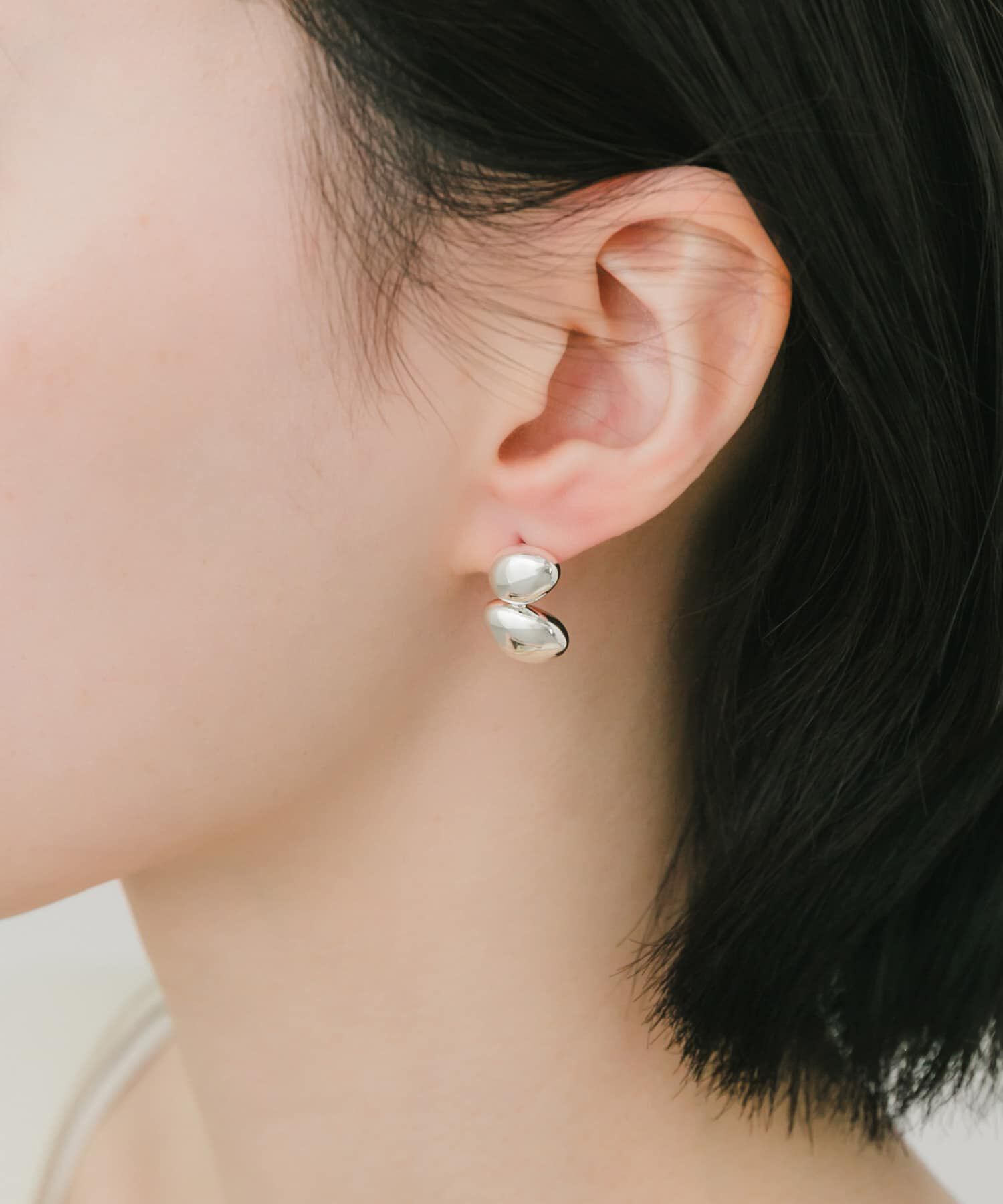 SMELLY「ツインビーンズメタルピアス」|ピアス|