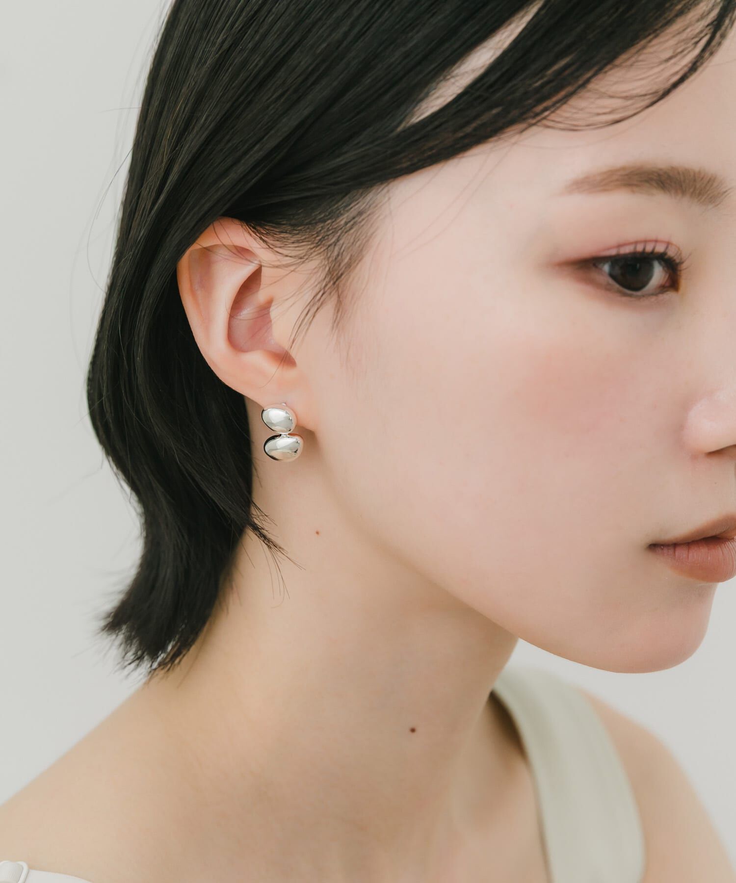 SMELLY「ツインビーンズメタルピアス」|ピアス|