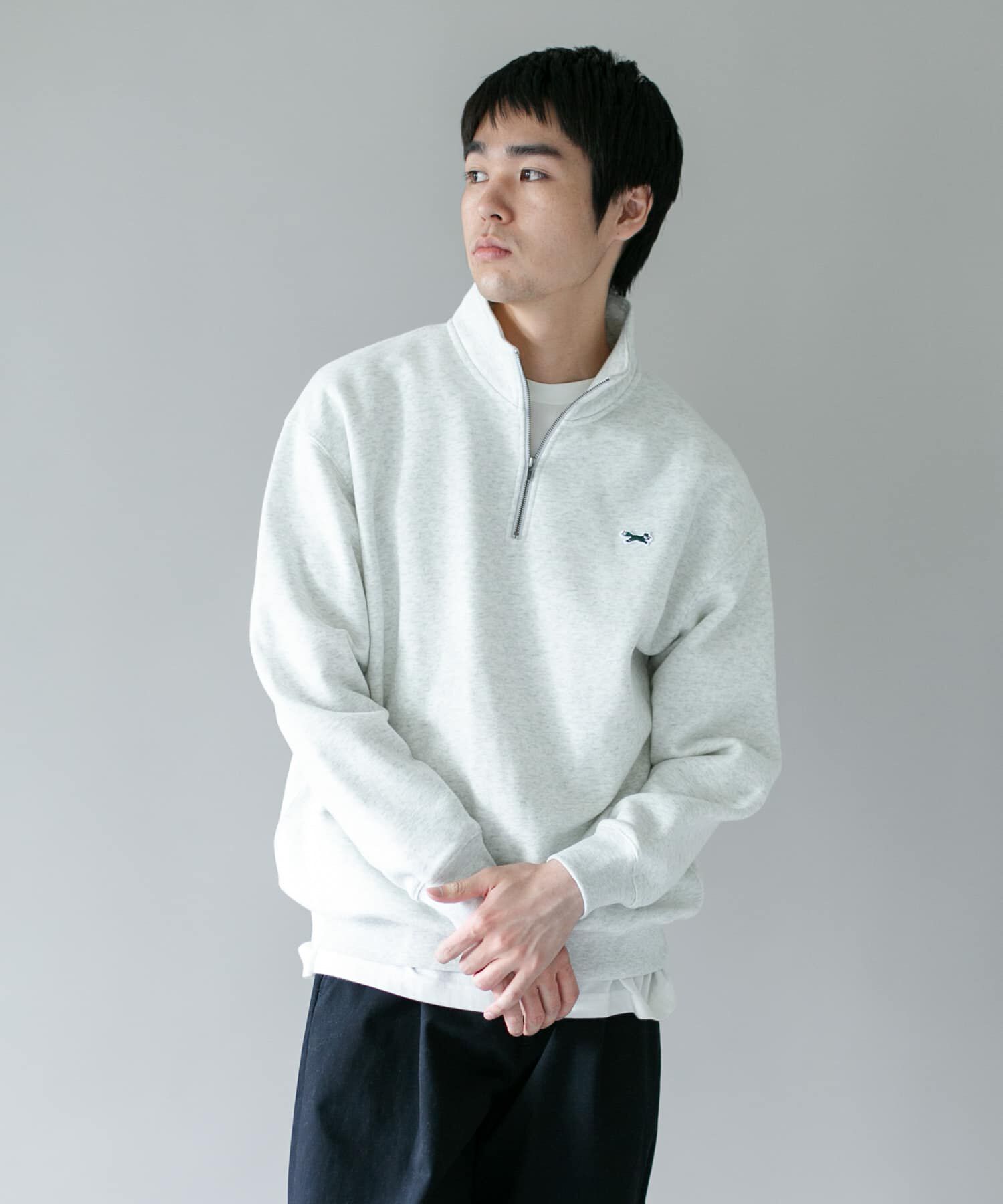 URBAN RESEARCH DOORS「『XLサイズ/WEB限定』『別注』PENNEYS&times;DOORS　THE FOX ハーフジップスウェット」|スウェット・ジャージ|