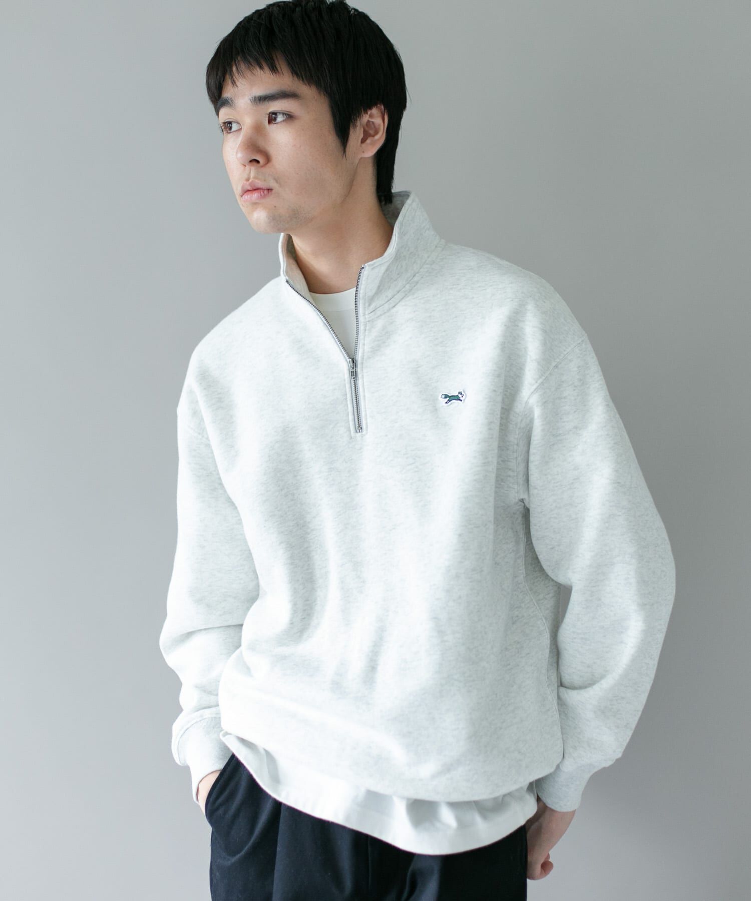 URBAN RESEARCH DOORS「『XLサイズ/WEB限定』『別注』PENNEYS&times;DOORS　THE FOX ハーフジップスウェット」|スウェット・ジャージ|