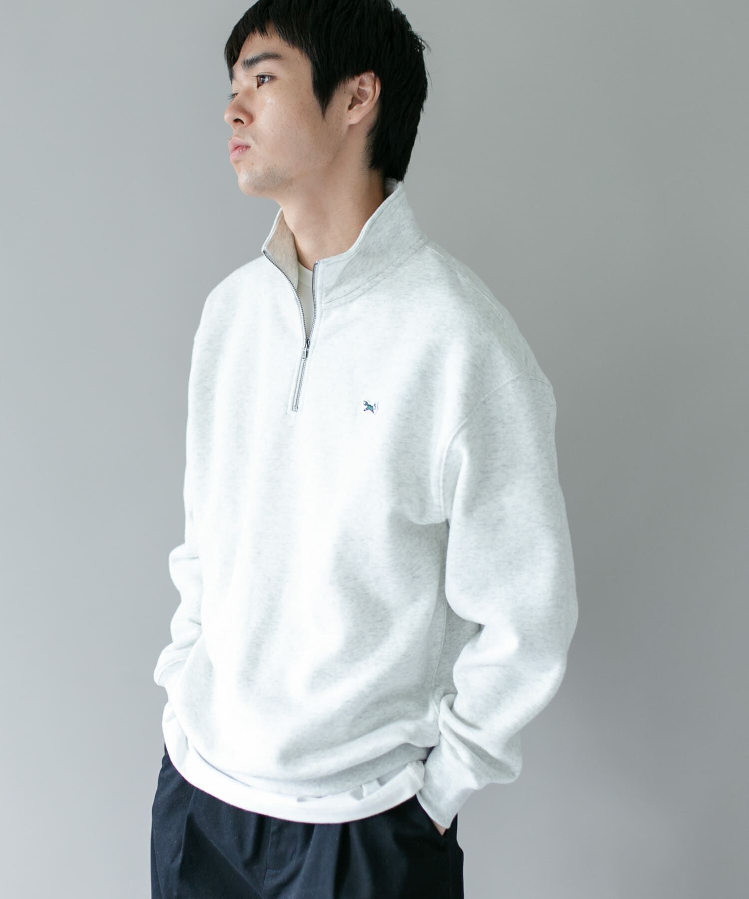 URBAN RESEARCH DOORS「『XLサイズ/WEB限定』『別注』PENNEYS&times;DOORS　THE FOX ハーフジップスウェット」|スウェット・ジャージ|