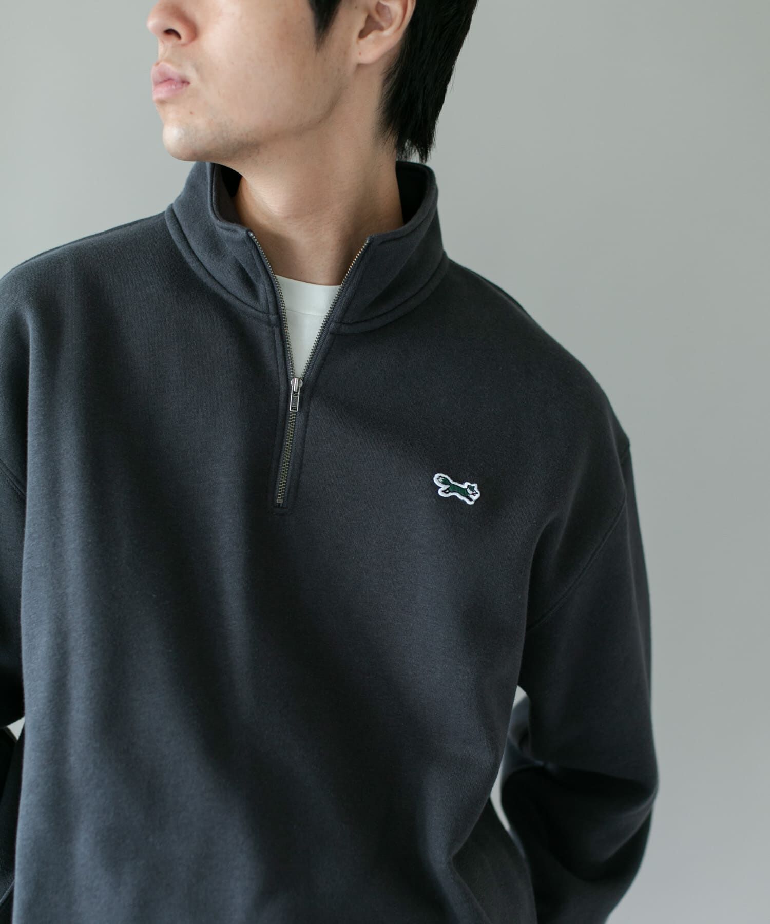 URBAN RESEARCH DOORS「『XLサイズ/WEB限定』『別注』PENNEYS&times;DOORS　THE FOX ハーフジップスウェット」|スウェット・ジャージ|
