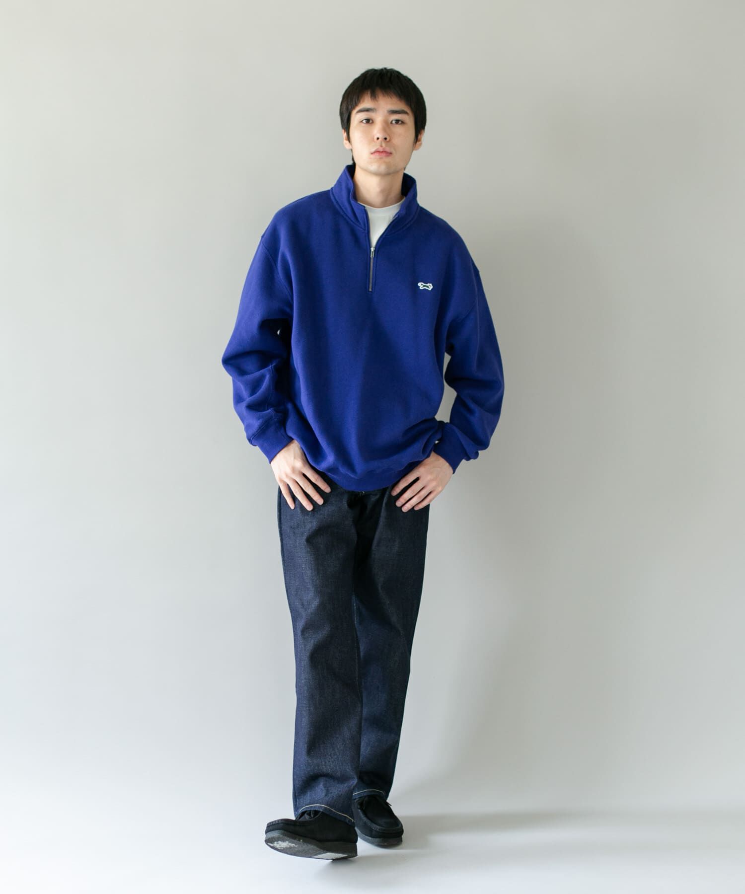 URBAN RESEARCH DOORS「『XLサイズ/WEB限定』『別注』PENNEYS&times;DOORS　THE FOX ハーフジップスウェット」|スウェット・ジャージ|