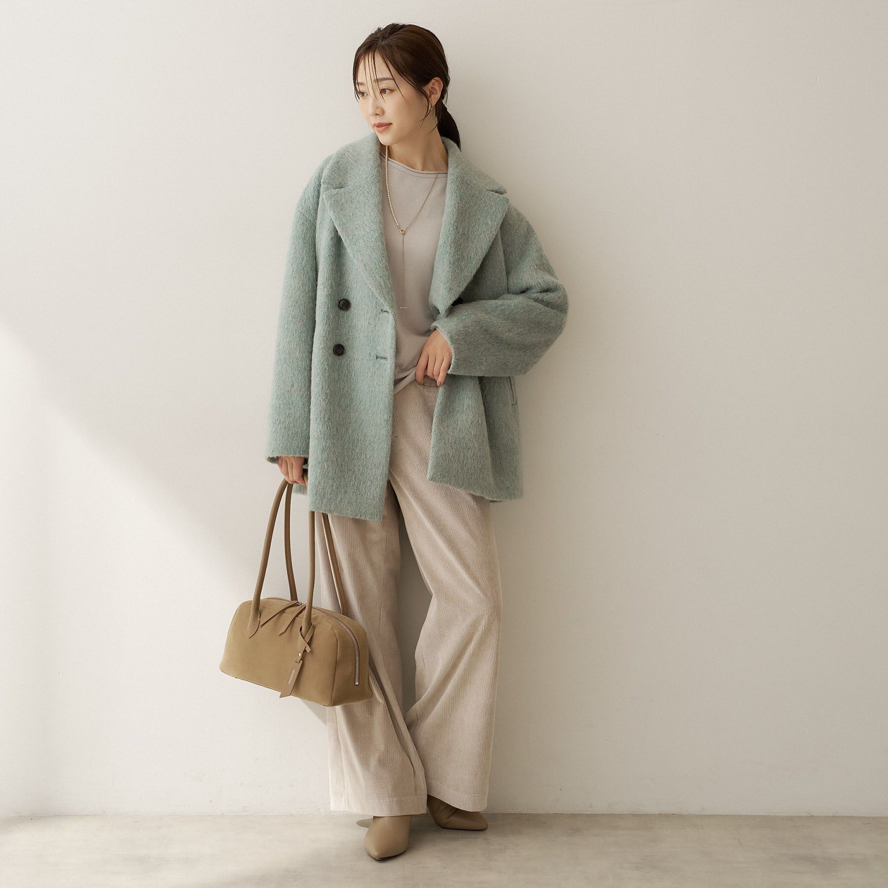 UNTITLED「【店頭人気！/8色展開】ボリュームスリーブニットプルオーバー」|ニット・セーター|