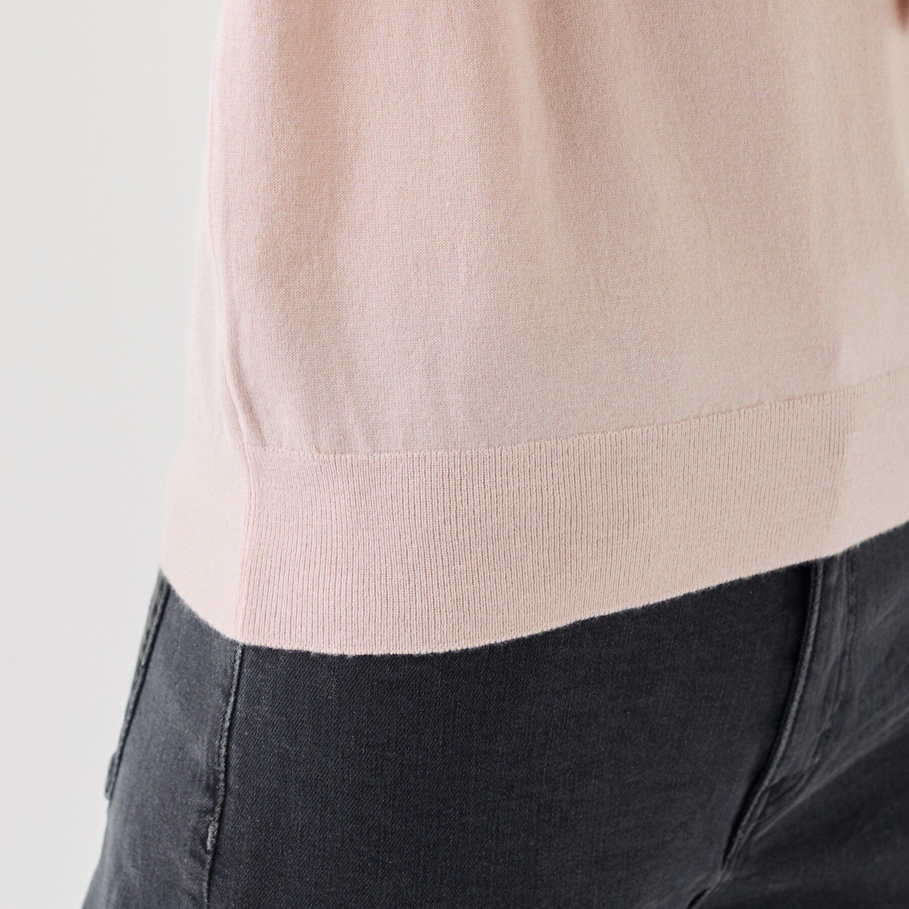 INDIVI「【風合い〇／キレイめ華やか】サイドボウタイニット」|ニット・セーター|