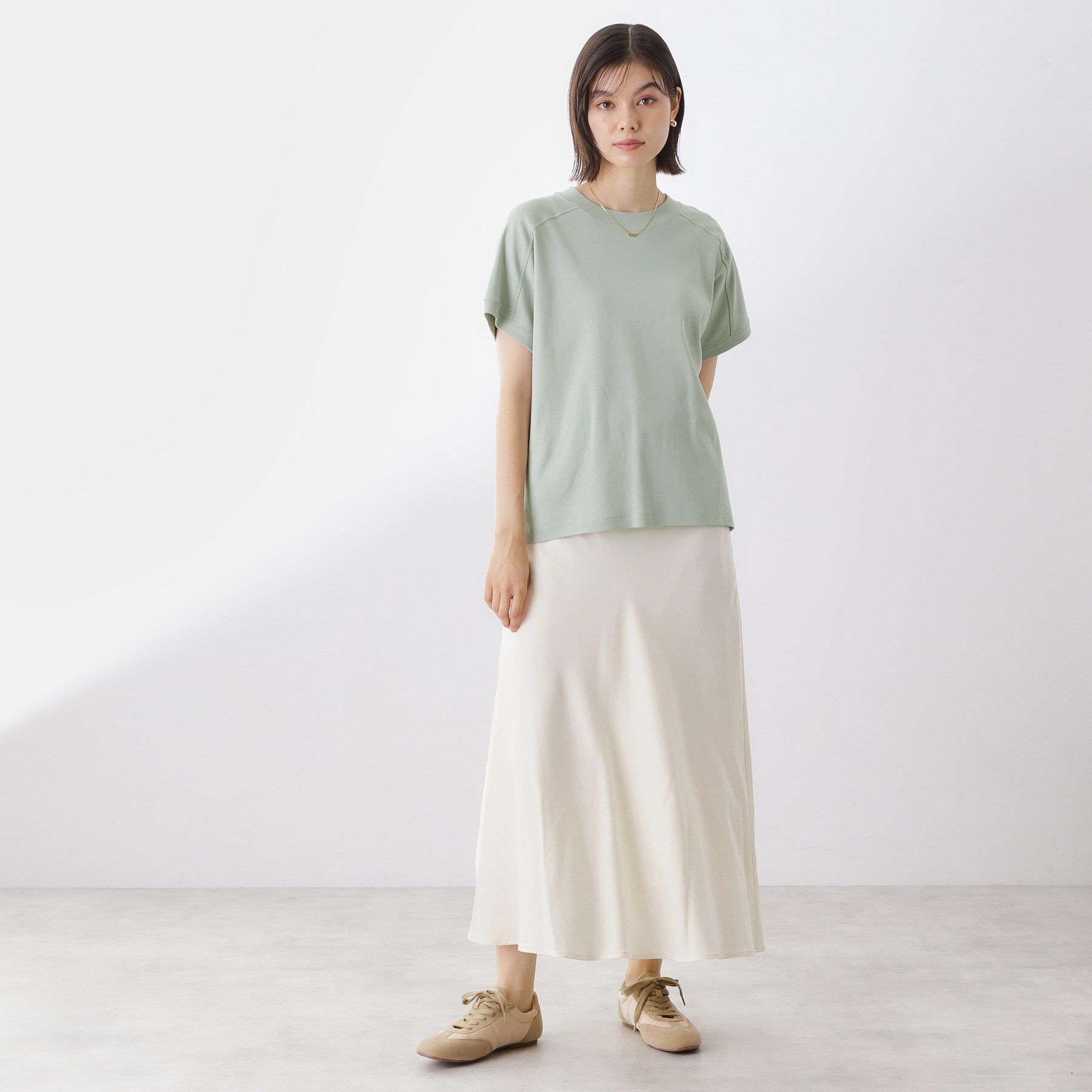 THE SHOP TK「【汗染み防止】ラグランスリーブTシャツ【洗濯機OK/UVケア】」|Tシャツ・カットソー|