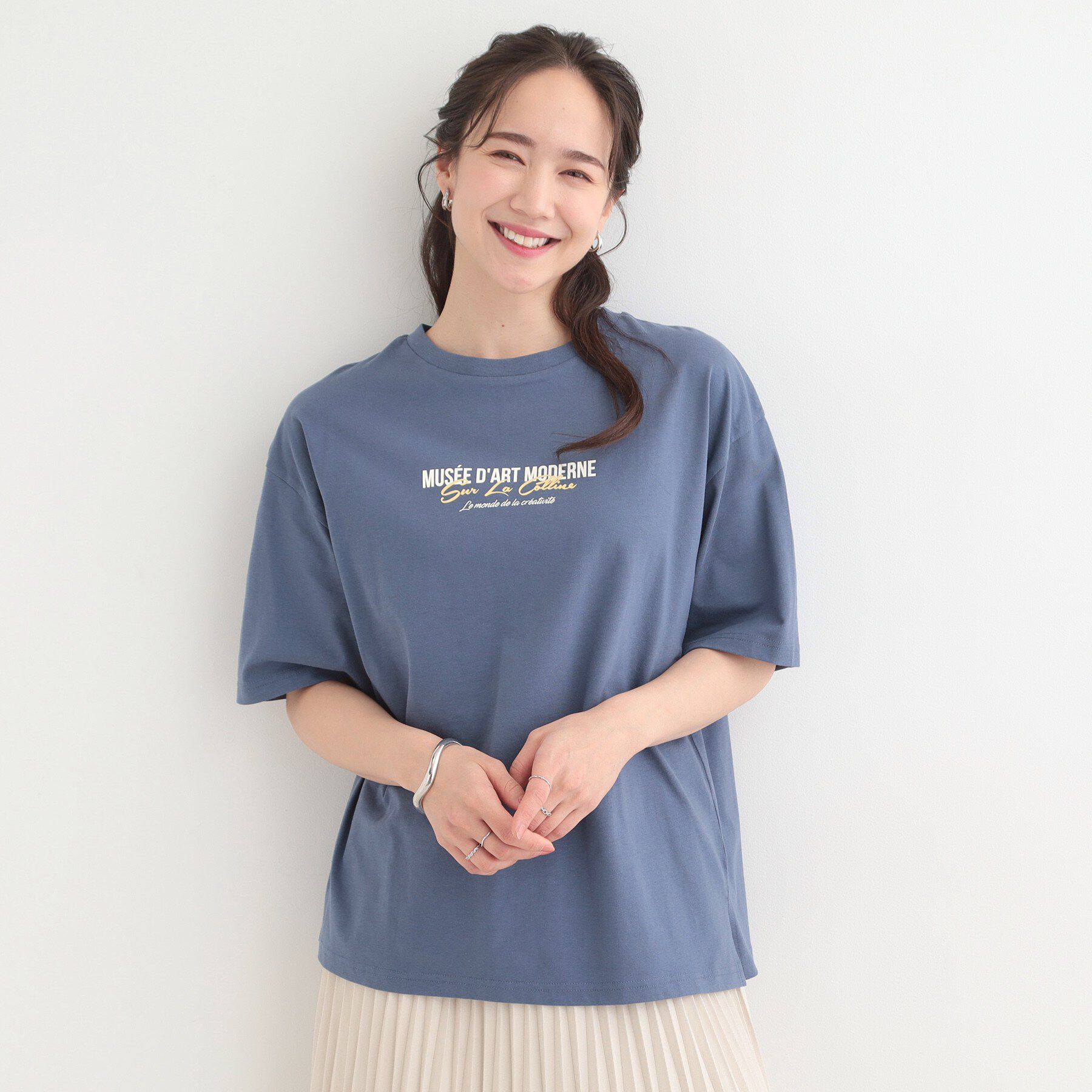 SHOO･LA･RUE「【綿100％/S-LL/プチプラ】選べる3柄 プリントアソートTシャツ」|Tシャツ・カットソー|