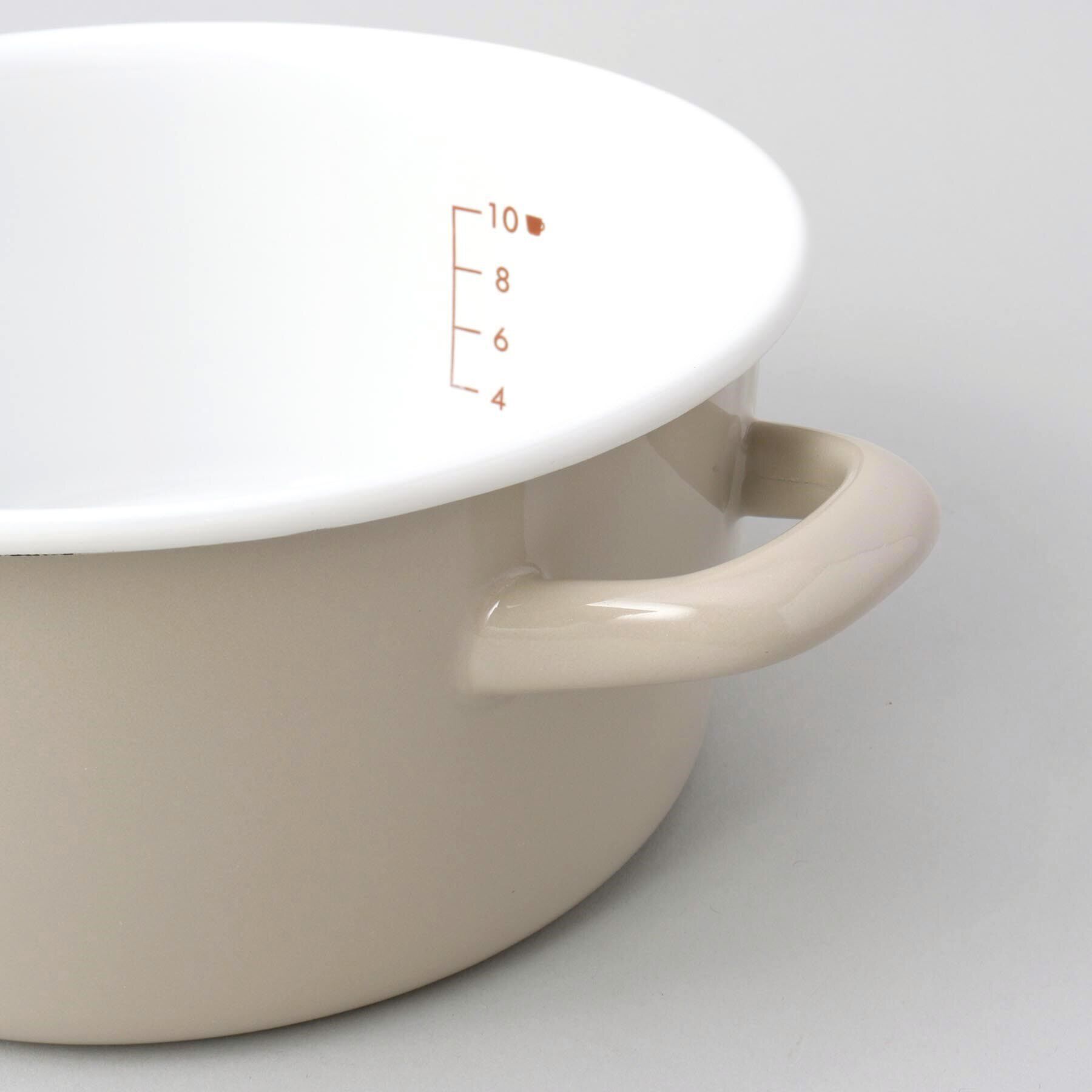 212 KITCHEN STORE「コットンプラス 20cmキャセロール BE ＜富士ホーロー＞」|食器・キッチングッズ|