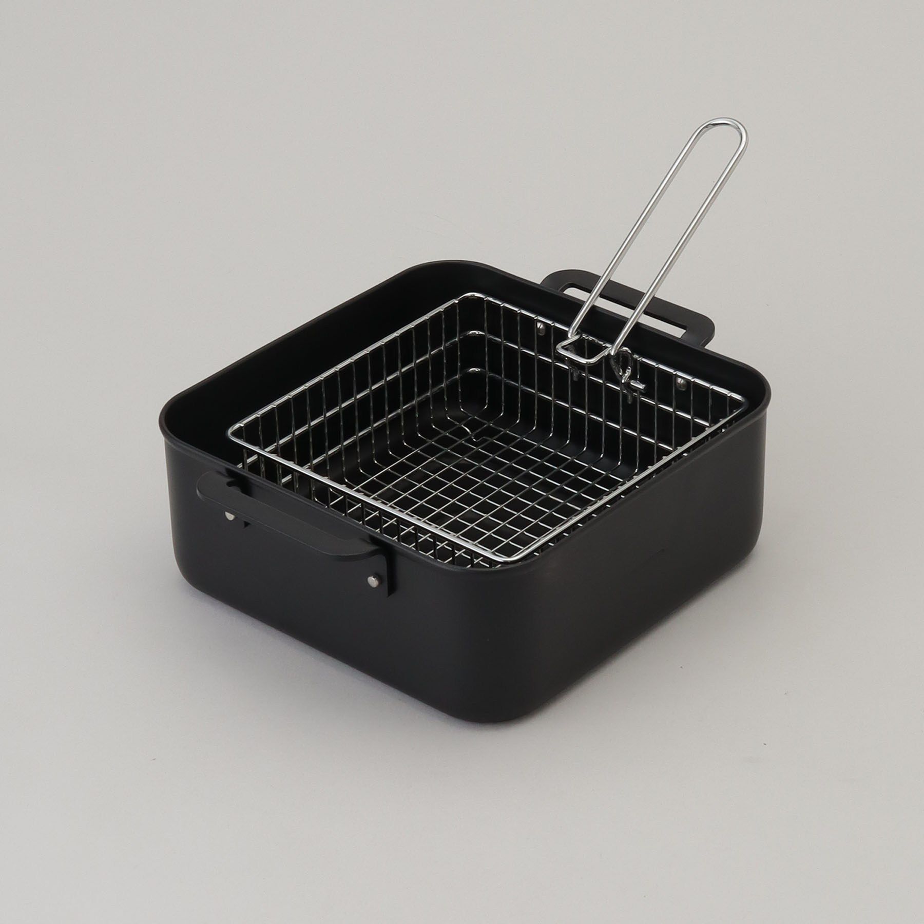 212 KITCHEN STORE「鉄製正方型揚げ鍋20&times;20cm フライヤー付」|食器・キッチングッズ|