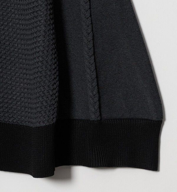 UNITED ARROWS「ペプラム ケーブル ベスト」|ベスト・ジレ|