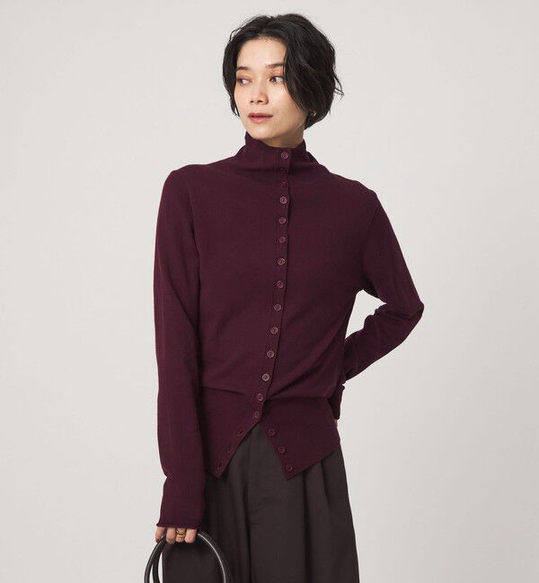 UNITED ARROWS green label relaxing「【別注】＜PROTAGONISTA＞ボタン カーディガン」|カーディガン|WINE