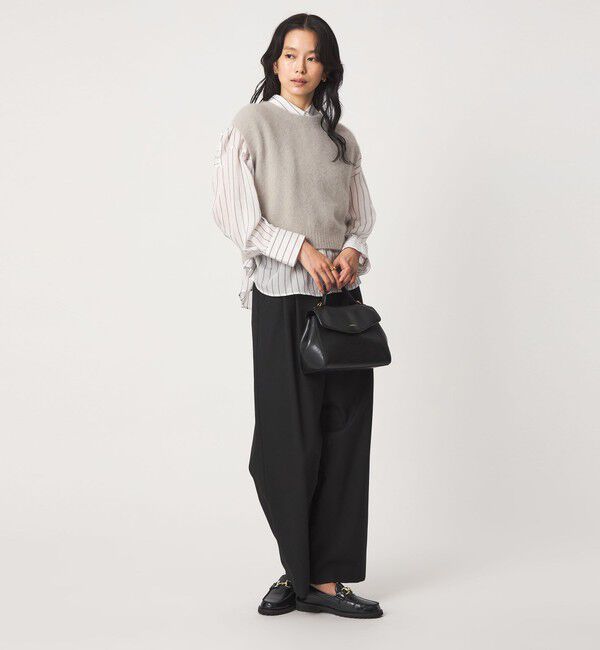 UNITED ARROWS green label relaxing「ヘアリー 2WAY ニット ベスト」|ベスト・ジレ|