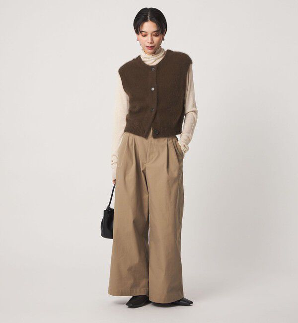 UNITED ARROWS green label relaxing「ヘアリー 2WAY ニット ベスト」|ベスト・ジレ|
