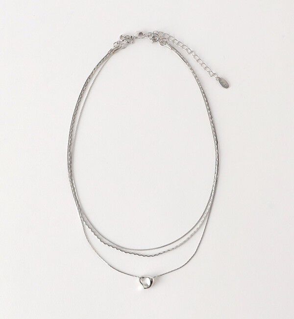 BEAUTY&YOUTH UNITED ARROWS「イビツ ハート 3連ネックレス」|ネックレス|