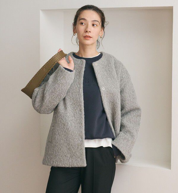 BEAUTY&YOUTH UNITED ARROWS「ブークレ ノーカラーブルゾン」|その他|