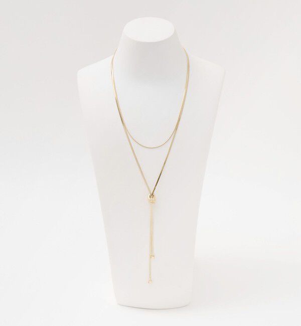 BEAUTY&YOUTH UNITED ARROWS「タイモチーフ 3WAY チェーン ネックレス」|ネックレス|