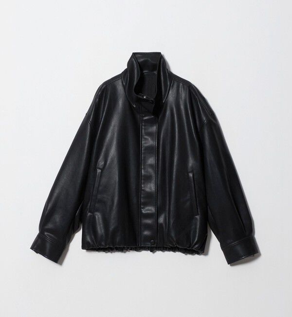 BEAUTY&YOUTH UNITED ARROWS「レザーライク スタンドカラー ブルゾン」|その他|