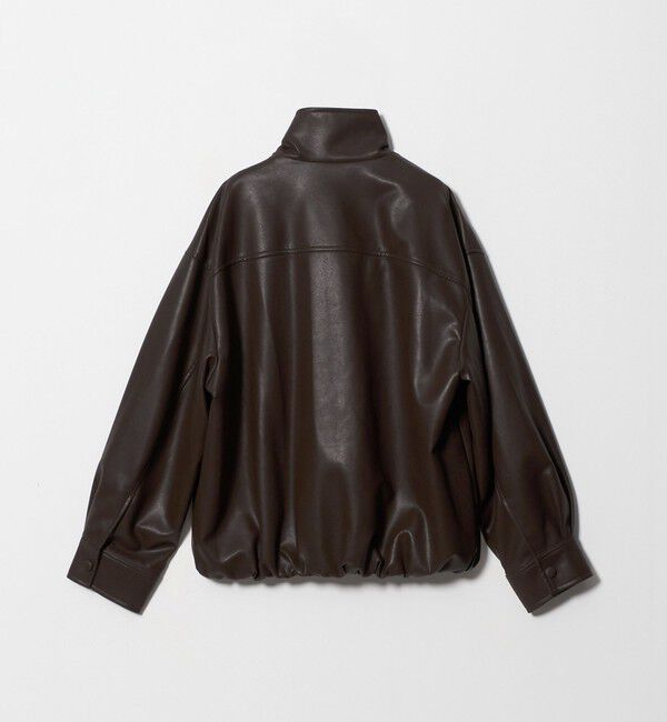 BEAUTY&YOUTH UNITED ARROWS「レザーライク スタンドカラー ブルゾン」|その他|