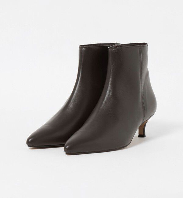 BEAUTY&YOUTH UNITED ARROWS「＜Arrum＞レザー ポインテッド ショートブーツ」|ロングブーツ|