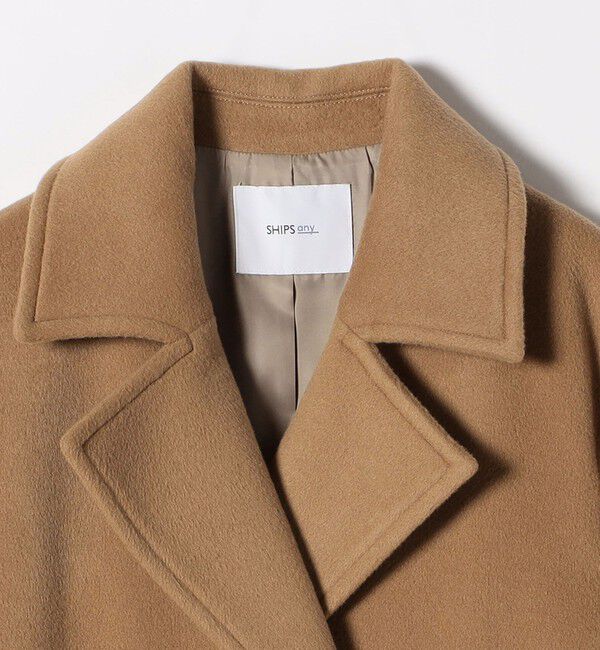 SHIPS any「《一部追加予約》【WEB限定】PURE WOOL コクーン テーラード ショート コート 26AW」|その他|
