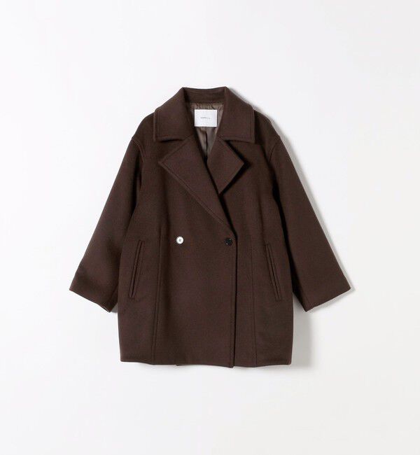 SHIPS any「《一部追加予約》【WEB限定】PURE WOOL コクーン テーラード ショート コート 26AW」|その他|