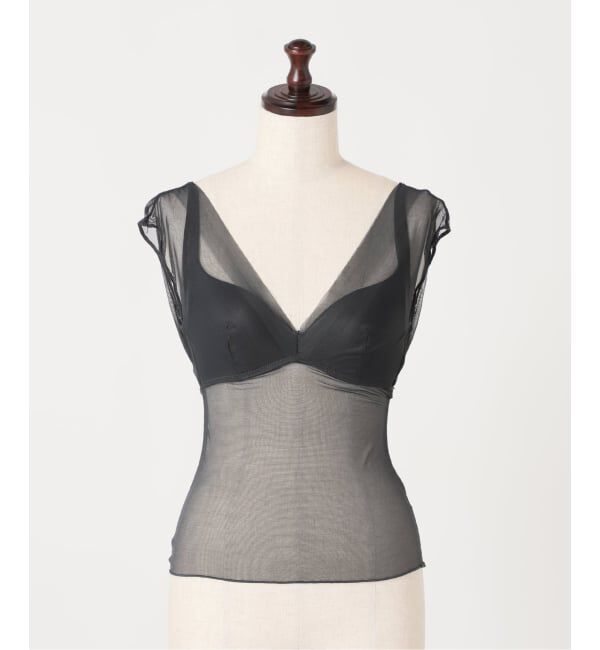 Plage「《追加》NICENICE MOMENT / ナイスナイスモーメント MESH FRENCH SL TOP 2」|インナー|