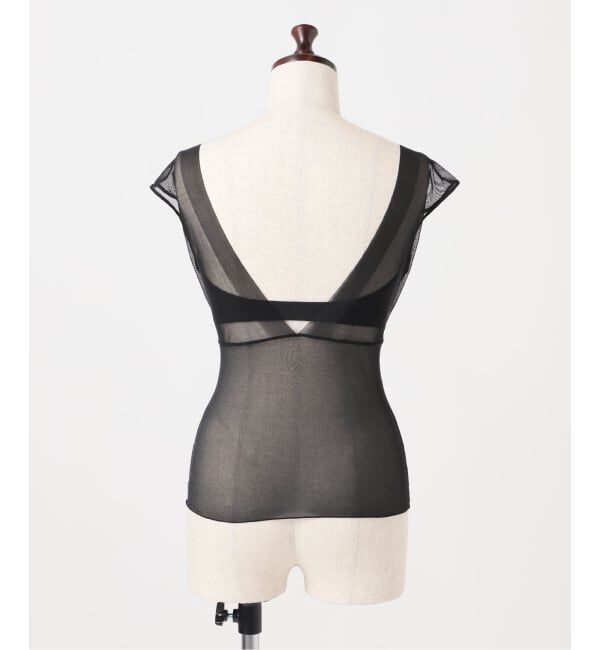 Plage「《追加》NICENICE MOMENT / ナイスナイスモーメント MESH FRENCH SL TOP 2」|インナー|