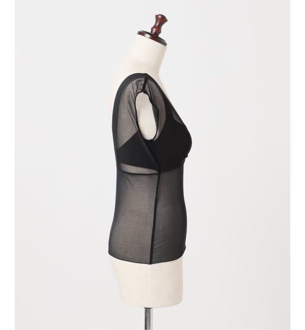 Plage「《追加》NICENICE MOMENT / ナイスナイスモーメント MESH FRENCH SL TOP 2」|インナー|
