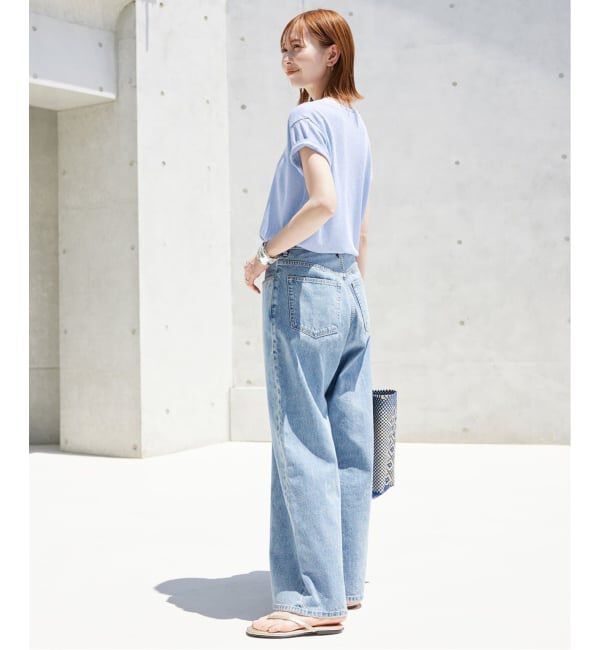 SLOBE IENA「《追加》スラブ5分袖TEE」|Tシャツ・カットソー|