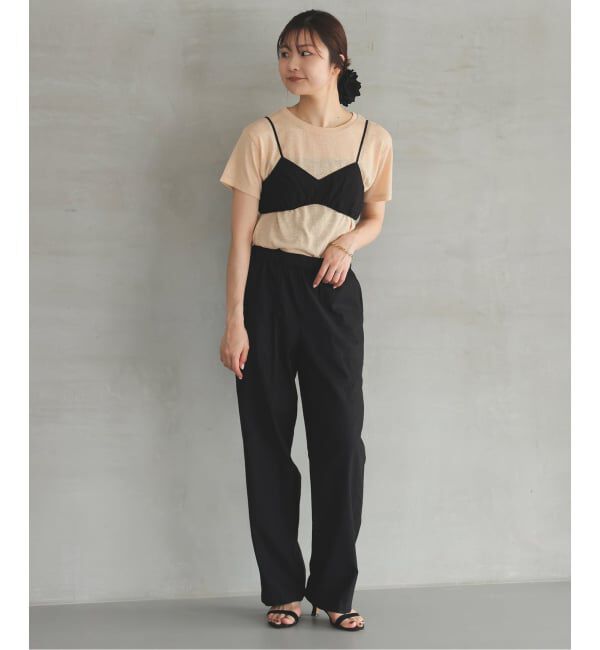 SLOBE IENA「《追加》スラブ5分袖TEE」|Tシャツ・カットソー|