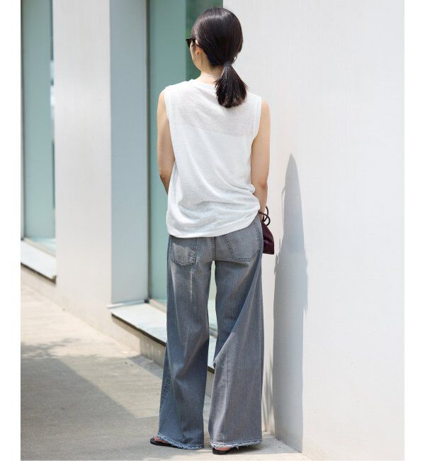 SLOBE IENA「《追加》スラブ天竺ノースリーブTEE」|Tシャツ・カットソー|